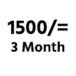 3 Month +1,500.00৳ 